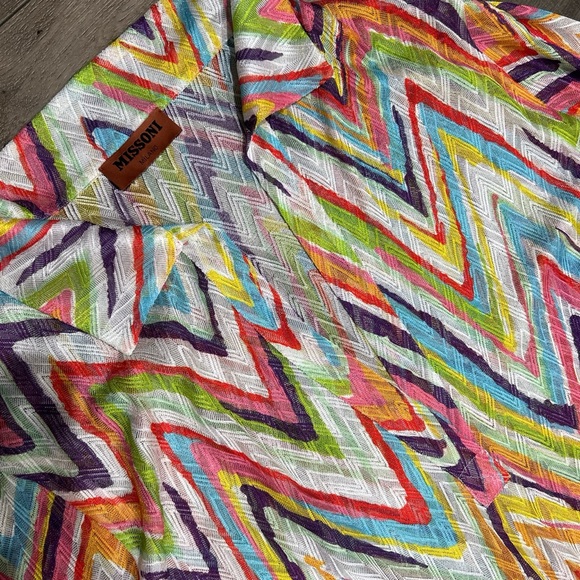 Brand new Missoni zig zag chevron knit beach cover up dress - Picture 5 of 8